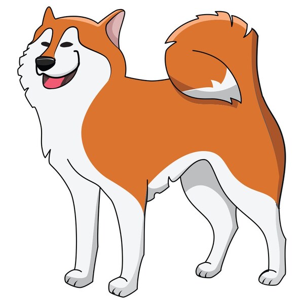 Signmission Akita Dog Decal, Dog Lover Decor Vinyl Sticker D-12-Akita - main